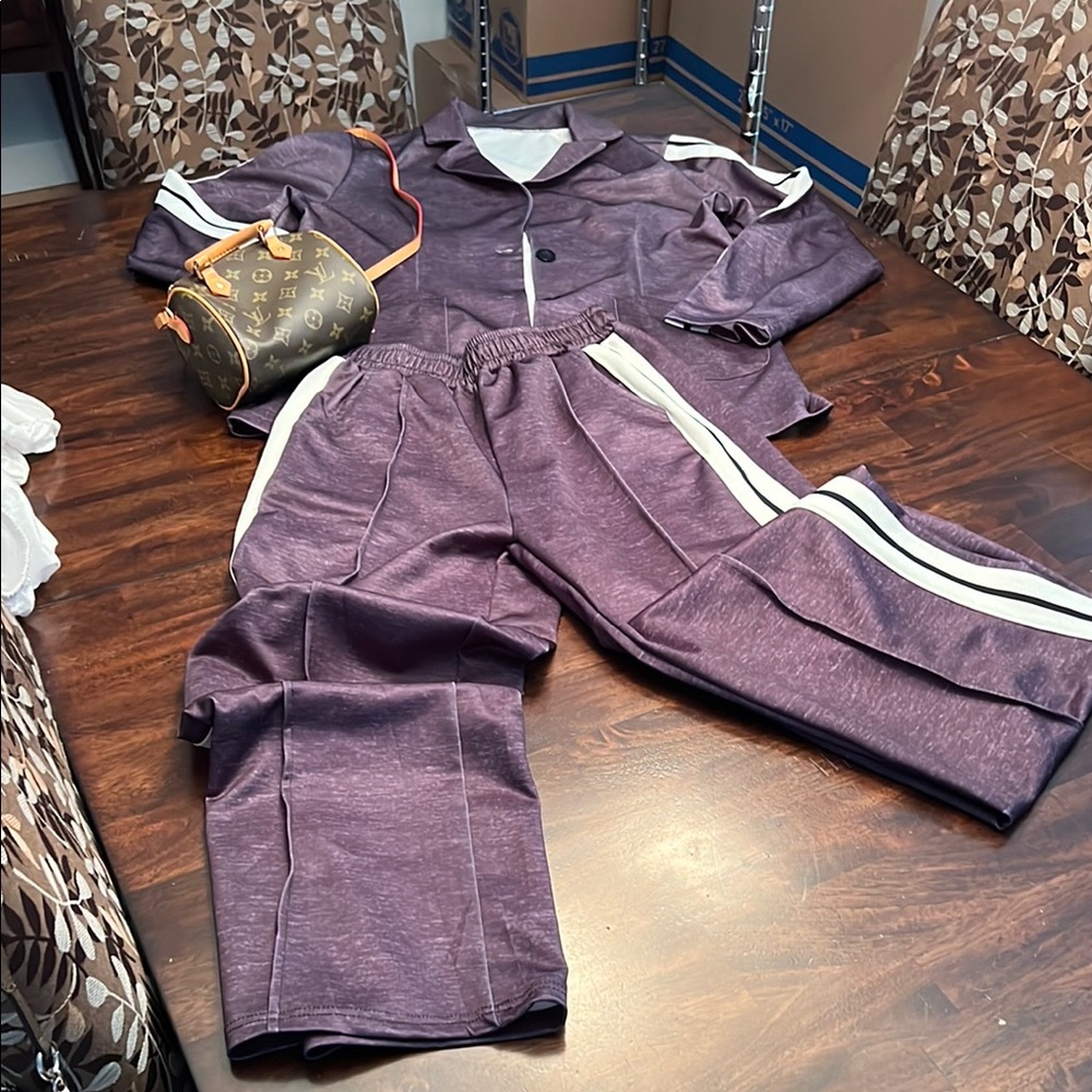Purple Women's Tracksuit Set